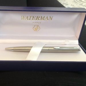 Waterman Stainless Steel Ballpoint Hémisphère Pen